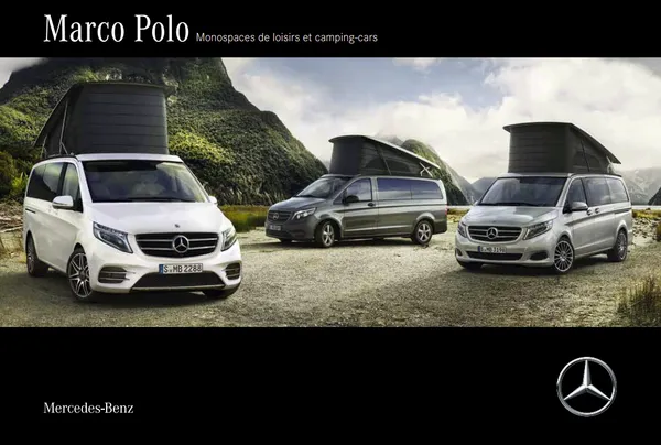 Brochures du Van Mercedes Marco Polo